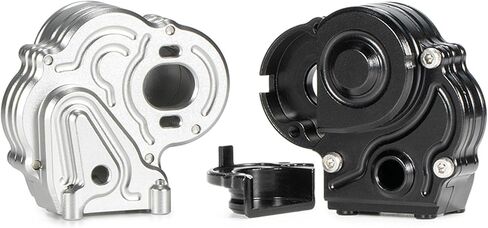 UTB18 Capra Transmission Housing Aluminum Alloy Transmission Housing Set Gearbox Cover for 1/18 RC Crawler UTB18 Capra Unlimited Trail Buggy AXI212002 Upgrades (UTB18 Transmission Housing Black) in Saudi Arabia