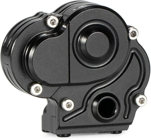 UTB18 Capra Transmission Housing Aluminum Alloy Transmission Housing Set Gearbox Cover for 1/18 RC Crawler UTB18 Capra Unlimited Trail Buggy AXI212002 Upgrades (UTB18 Transmission Housing Black) in Saudi Arabia