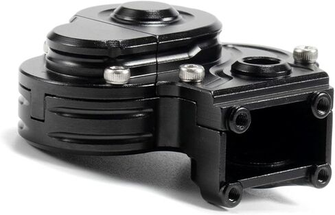 UTB18 Capra Transmission Housing Aluminum Alloy Transmission Housing Set Gearbox Cover for 1/18 RC Crawler UTB18 Capra Unlimited Trail Buggy AXI212002 Upgrades (UTB18 Transmission Housing Black) in Saudi Arabia