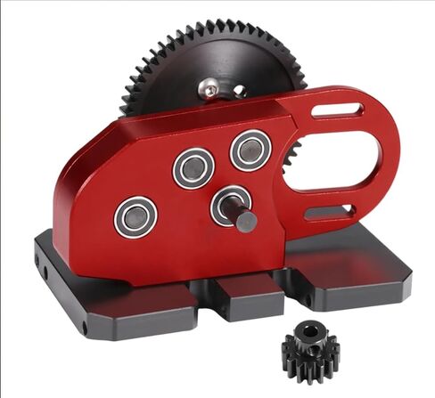 SCX10 II Gearbox، 1/10 RC Car Transmission Gearbox، 2Low Transmission Overdrive Box for 1/10 RC Crawler SCX10 II Capra LCG Cheater Rigs (أرجواني) in Kuwait