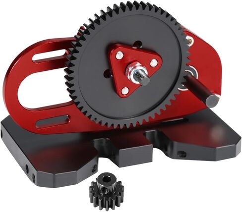 SCX10 II Gearbox، 1/10 RC Car Transmission Gearbox، 2Low Transmission Overdrive Box for 1/10 RC Crawler SCX10 II Capra LCG Cheater Rigs (أرجواني) in Kuwait
