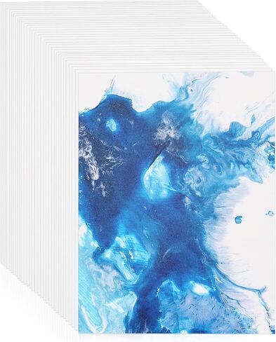 30 Sheets Watercolor Paper Bulk, 140 lb/300 GSM Cold Press Watercolor Paper White Water Color Paper Cotton Paper for Kids Students Adults Beginners Artists(4 x 6 Inch) in Saudi Arabia