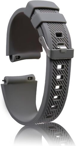Silicone Watch Strap，22mm Width Watch Band Elegant Silicone Watch Strap for Men and Women in Saudi Arabia