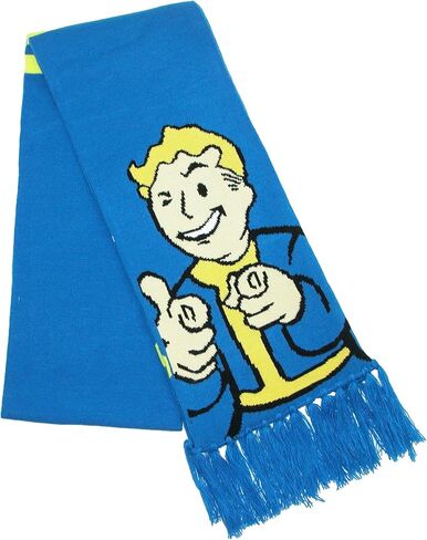 وشاح شتوي منسوج باللون الأزرق من Fallout 111 Vault Boy in Kuwait