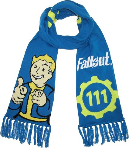 وشاح شتوي منسوج باللون الأزرق من Fallout 111 Vault Boy in Kuwait
