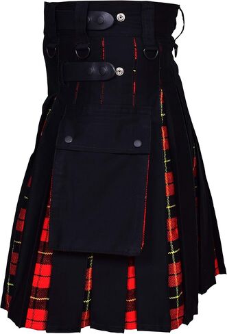 UFS Kilts-Hybrid Utility Kilt for Men Plus Size Cotton & Tartan Colors 50''-70'' in Saudi Arabia