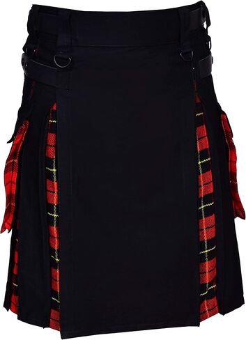 UFS Kilts-Hybrid Utility Kilt for Men Plus Size Cotton & Tartan Colors 50''-70'' in Saudi Arabia