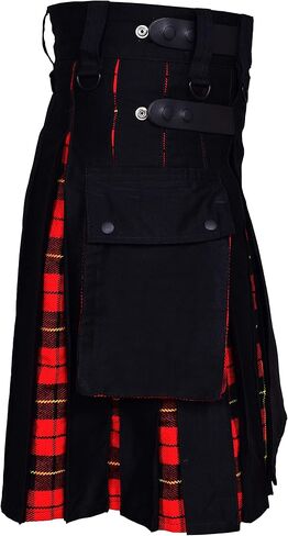 UFS Kilts-Hybrid Utility Kilt for Men Plus Size Cotton & Tartan Colors 50''-70'' in Saudi Arabia