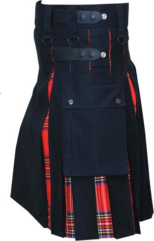 UFS Kilts-Hybrid Utility Kilt for Men Plus Size Cotton & Tartan Colors 50''-70'' in Saudi Arabia