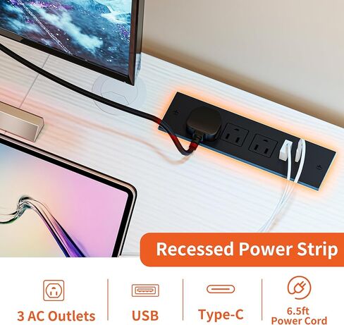 مكتب كهربائي قائم قابل للتعديل مقاس 48 × 24 بوصة من JOISCOPE (3AC، USB، النوع C) مع ارتفاعين للذاكرة، شاشة LED وسرعة رفع 25 مم/ثانية، مكتب حامل لصياغة دراسة الألعاب لغرفة النوم والمكتب المنزلي، أبيض in Saudi Arabia