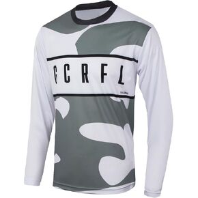 GCRFL Men's Cycling Jersey Shirt Long Sleeves Downhill, MTB, Off-Road Bike Jersey Racing Riding Mountain Bike Motocross Shirt