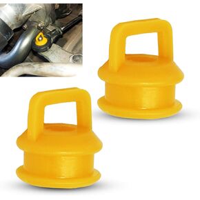 2 PCS Automotive Transmission Shift Link Cable Bushing, 0.5" x 0.56" PE Plastic Shift Lever Rubber Boot, Replacement OEM #15276979, Compatible with Buick Chevrolet Silverado (Orange)