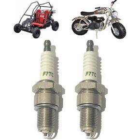 QYMOTO 2pcs Spark Plug for Coleman KT196 Go Kart and CT200U Mini Bike BT200X Axis MB200 CT200U-EX 6.5HP 196cc 79cc 98cc 200cc Predator 212cc Spark Plug