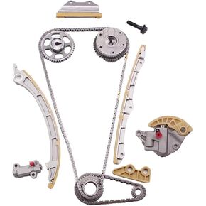 14510-R40-A01 Timing Chain Kit with Camshaft Adjuster Fit for Honda Acura ILX Timing Chain Accord Civic Crosstour CR-V 2.4L 2354CC L4 2008-2015 Automotive CR-V Timing Chain Set for Acura TSX
