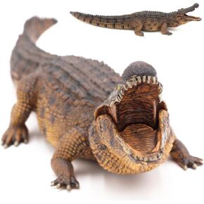 Gemini&Genius Giant Crocodile Toy, 15" Realistic Alligator Action Figure, Wildlife World Collectible for Kids or Animal Collector