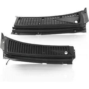 Windshield Wiper Vent Cowl Screen Cover Grille Panel 2pcs Compatible with Ford F250 F350 F450 F550 Super Duty 1999-2007/Compatible with Ford Excursion 2000-2005