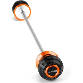 Motorcycle Front Wheel Axle Fork Slider Crash Protector Compatible With K.T.M 1290 Super Adventure R/S 2017 2018 2019 2020 2022 2023 2024 | 1290ADV 1290SAS 1290SAR Accessories (orange)
