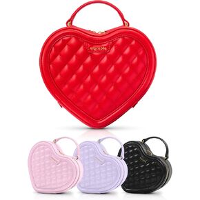 Women's Heart Shaped Purse, Designer Crossbody Handbag, Valentine's, Birthday, Wedding Gift Ideas for Her