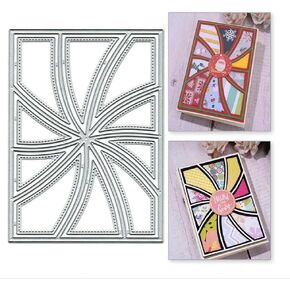 Cutting Die for Scrapbooking, 3D Backgrounds Frame New Cutting Dies DIY Album Card Making Decor Paper Craft Metal Die Cuts Party Decorations (Hydrangea 3.4 x 3.1 in)
