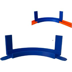 Corner Wall Mount Track Compatible with Hot Wheels | 90 Degree Turn with Removable Adhesive for Mounting to Wall | Made in USA (Outside Curve, 3-Pack)