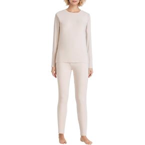 Latuza Women's Petite Thermal Underwear Set Fleece Lined Long Johns
