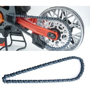 RCHUBAM RC Motor Manganese Steel Chain 70 Roller for The Losi 1/4 Promoto MX Motorcycle Upgrade Original Part #LOS262000