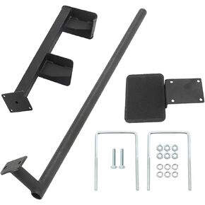 3 Step Boat Trailer Steps Combo with Handle Replacement for Bass Boats Pontoon Boats