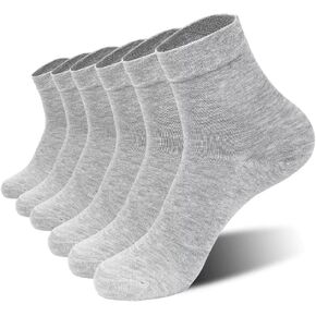 Bamboo Men Women sock Breathable Sock Quarter Thin Ankle High Sock Comfort Cool soft Sock 6 Pairs
