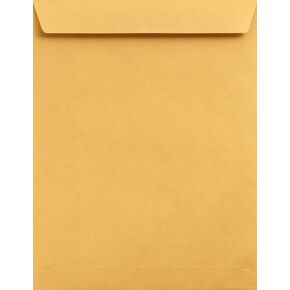 LUXPaper Jumbo Envelopes | 13" x 19" | Brown Kraft | 28lb. Text | 50 Qty