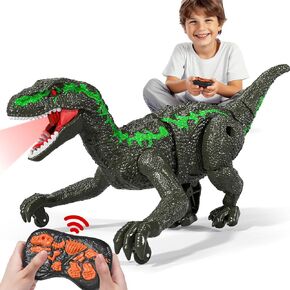 Remote Manage Tyrannosaurus Large Dinosaur Toy for Boys 3 4 5 6 7 8 Years, Lifelike Tyrannosaurus with Water Mist, Light, Roaring, Electrical Dinosaur Birthday Gifts for Kids Toddlers
