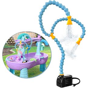 okcool Water Table Pump,Water Pump for Stpe2 Water Table,Kids Water Table Accessories,Fun Summer Outdoor Water Game Toys for Kids,Blue
