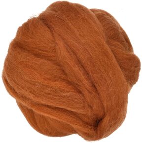 METALLIXITY Felting Wool Bulk (240g/8.5oz), Natural Wool Needle Felting Wool - for Weaving, Handcrafts, and DIY Creations, Bright White