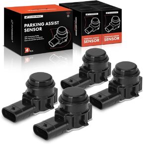 A-Premium 4-PC Reverse Backup Parking Aid Assist Sensor Compatible with Select BMW Models - 320i, 328d, 328i, 330i, 330e, 335i, 428i, 430i, 435i xDrive, 440i Gran Coupe, ActiveHybrid 3, M3, M4