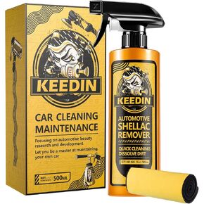Automotive Cleaner Removes Water Spots, Hard Water Stains and Bird Droppings with a Towel Suitable for Car Paint, Wax
