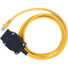 Enet OBD2 OBDii RJ45 Cable Ethernet to OBD F-Series G-Series bimmercode bootmod3 ista enet Cable