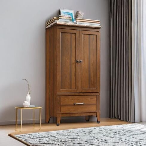 Sauder Carson Forge Armoire, Washington Cherry finish in Saudi Arabia