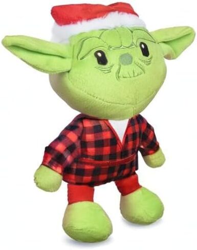 Star Wars for Pets 9" The Child Santa Plush Figure Squeak Toy | Star Wars Holiday Pet Products, Grogu Squeaky Pet Toy | Dog Chew Toy, Grogu Plush, Stuffed Toys for Dogs in Kuwait