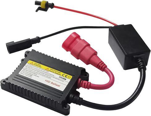 2PCS Car Xenon HID Ballast, 35W DC 12V Super Slim Vehicle Xenon Lamp Ballast Kit, Auto Xenon Headlight Ballast Universal Replacement for H1 H3 H4 H7 H11 H13 9005 9006 9007 5202 880 in Saudi Arabia