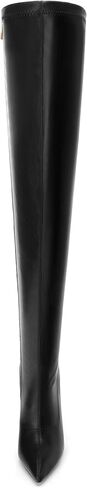 SHOWFOREST Over the Knee Boots for Women Pointed Toe Stiletto High Heel Side Zipper 4.7 Inch Fall Boots Elegant Dating Party Evening Thigh High Boots in Saudi Arabia