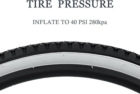 26x2.125 Inch Bicycle Tires，Folding Replacement Tires for Beach Cruiser Bike 2 Pack Bike Tires & Tubes (26x2.125/yellow) in Saudi Arabia