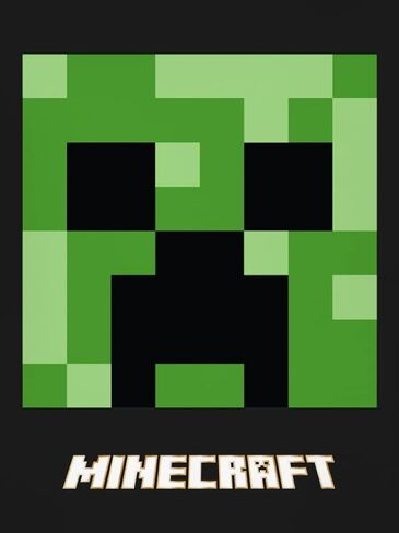 Minecraft Boys' Creeper Face Long Sleeve T-Shirt in Saudi Arabia
