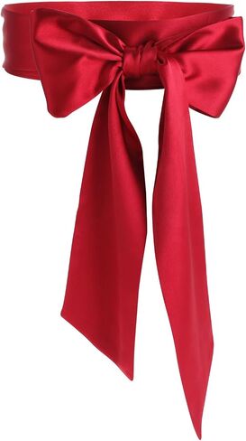 Wedding Satin Sash Belt Women Dress Sash Bridal Belt Waist Belts for Party Special Occasion 3.74'' Wide in Saudi Arabia
