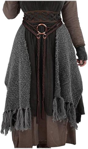 Joukavor Viking Troll Cross Belt Medieval Rope Belt Norse Witch Belt for Women in Saudi Arabia