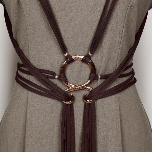 Joukavor Viking Troll Cross Belt Medieval Rope Belt Norse Witch Belt for Women in Saudi Arabia