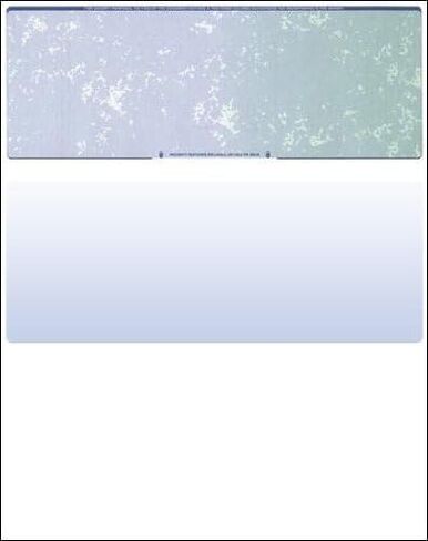 Compuchecks Check on Top Blank Check Paper - 500 Pack, Quick-Books & Laser Printer Compatible - Security Business Checks with Voucher - 8.5" x 11" Blue Diamond in Kuwait