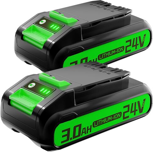 TenHutt 【Upgrade】 3.0Ah 24V Replace Battery for Greenworks 29842 29852 Lithium Battery Compatible with 20352 22232 2508302 24V Cordless Tools in Saudi Arabia