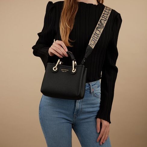 Emporio Armani women Myea handbags black in Saudi Arabia