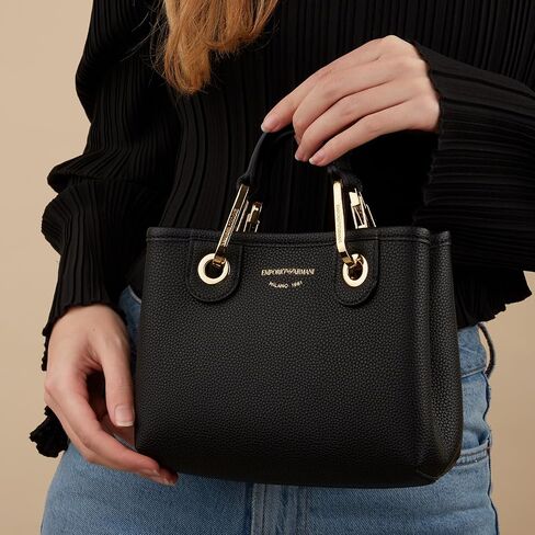 Emporio Armani women Myea handbags black in Saudi Arabia