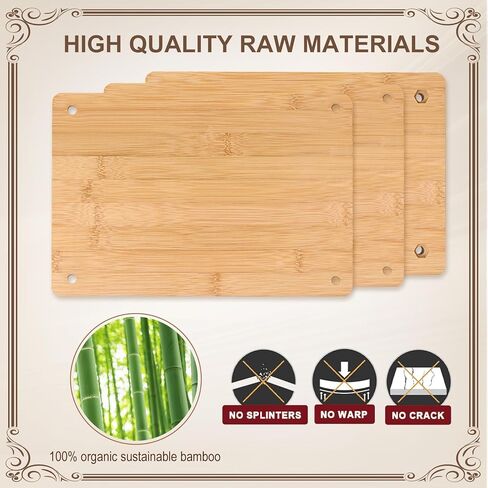 مكبس الكتب الخشبي والخيزران - لوازم تجليد الكتب المحمولة، مجموعة تجليد الكتب للمبتدئين (11.8 × 7.9 بوصة) in Kuwait