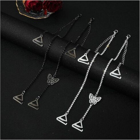 2Pcs Rhinestone Bra Straps,Sexy Rhinestones Bra Shoulder Chain,Crystal Lingerie Straps Jewelry,Wedding Bridal Rhinestone Underwear Chain for Women in Kuwait